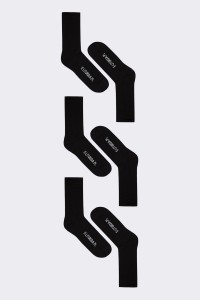 Schwarze Baumwolle Socken 2...